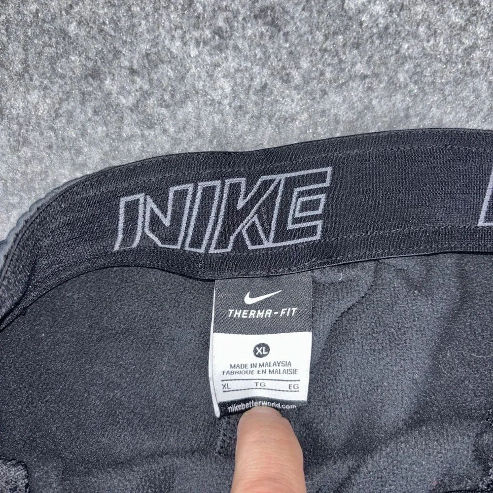 Nike Therma-FIT Jogger Pants Women's XL Gray Fleece Lined Athletic Training‎ EUC